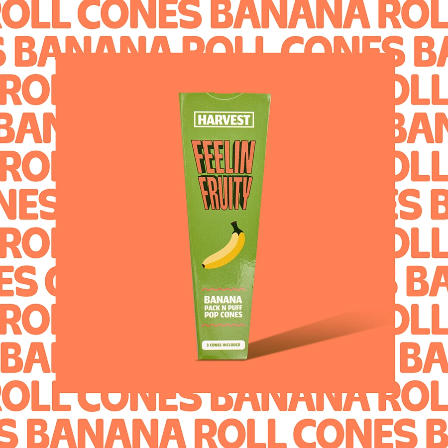 Harvest Banana Flavour Cones